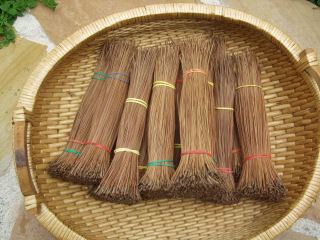 Bundles of pine needles in the Bargain Boxful