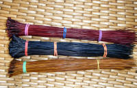 Find a variety of dyed pine needles at www.artgalstudio.etsy.com